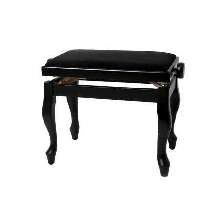 130320 Банкетка для піаніно GEWA Deluxe classic Black Matt